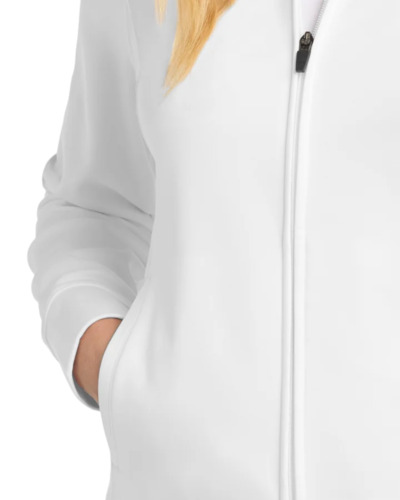 Closeup of a LST241 Sport-Tek Ladies Sport-Wick Fleece Full-Zip Jacket